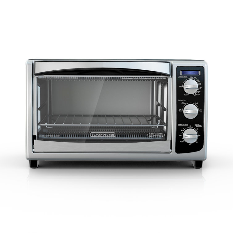 Black + Decker TO1675B 6Slice Countertop Convection Toaster Oven